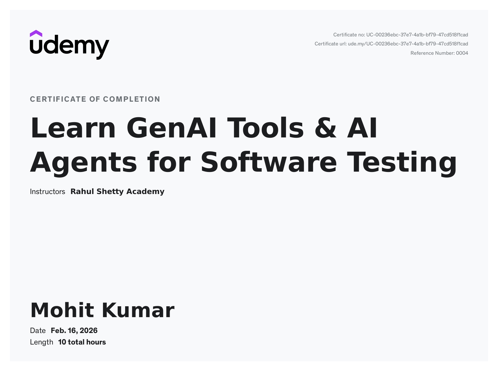 Mohit Kumar - Automation QA Engineer | 4+ Years | Selenium | Java | API ...