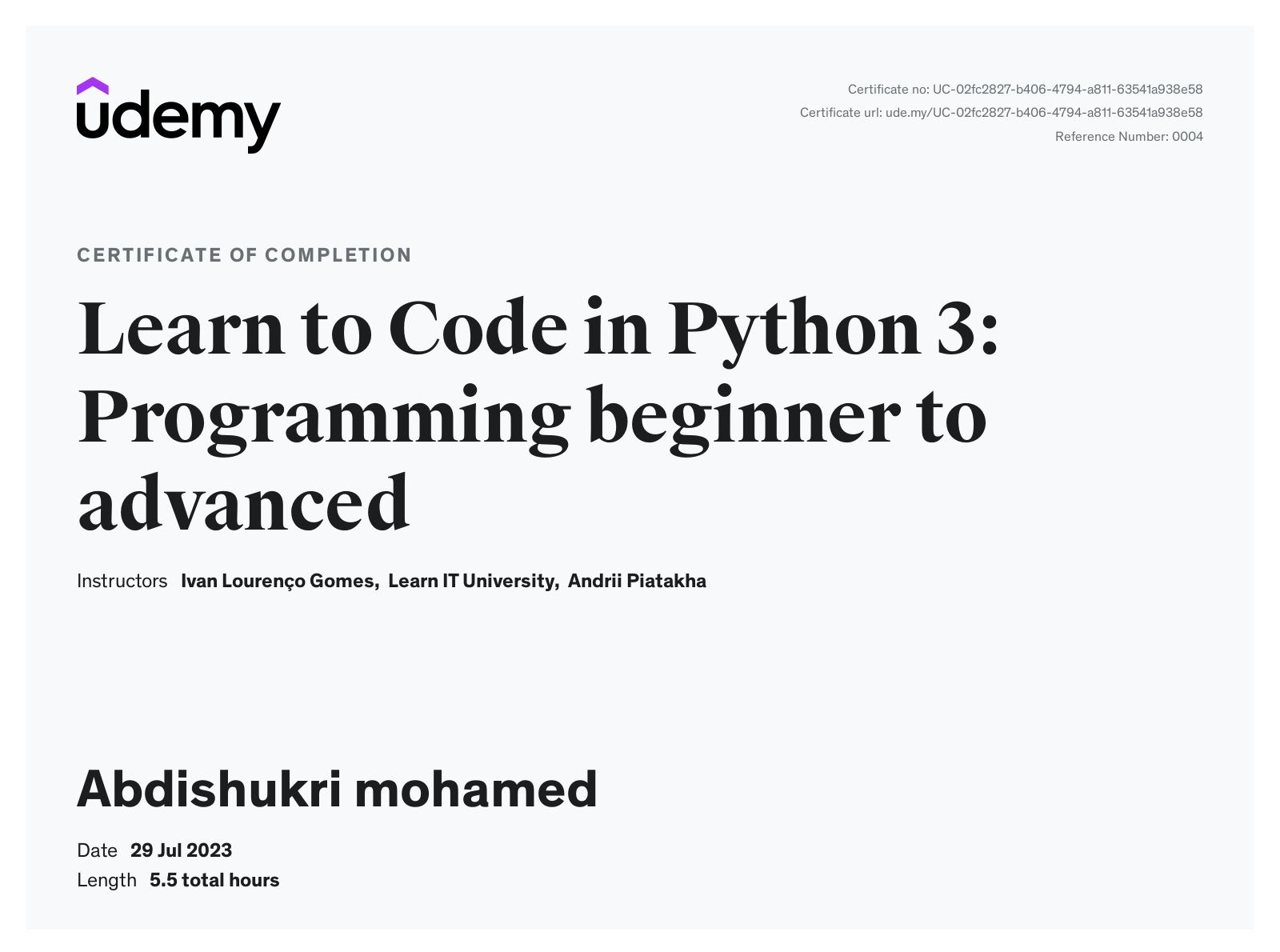 Abdishukri Mohamed - Software Engineer | AWS x2 certified | IT Pro ...