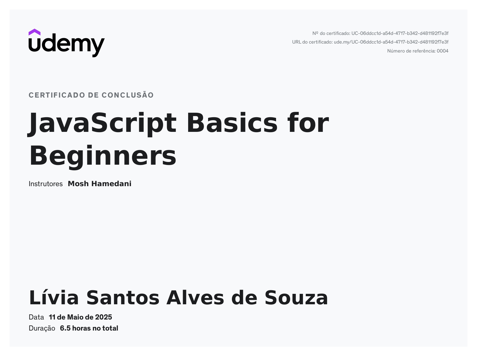 Lívia Souza - Backend | JavaScript | Node.JS | TypeScript | Java | SQL ...