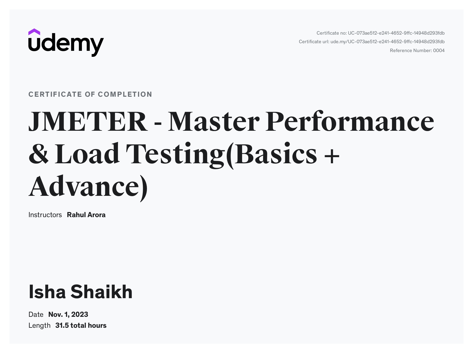 Isha Shaikh - Performance Test Engineer | LinkedIn