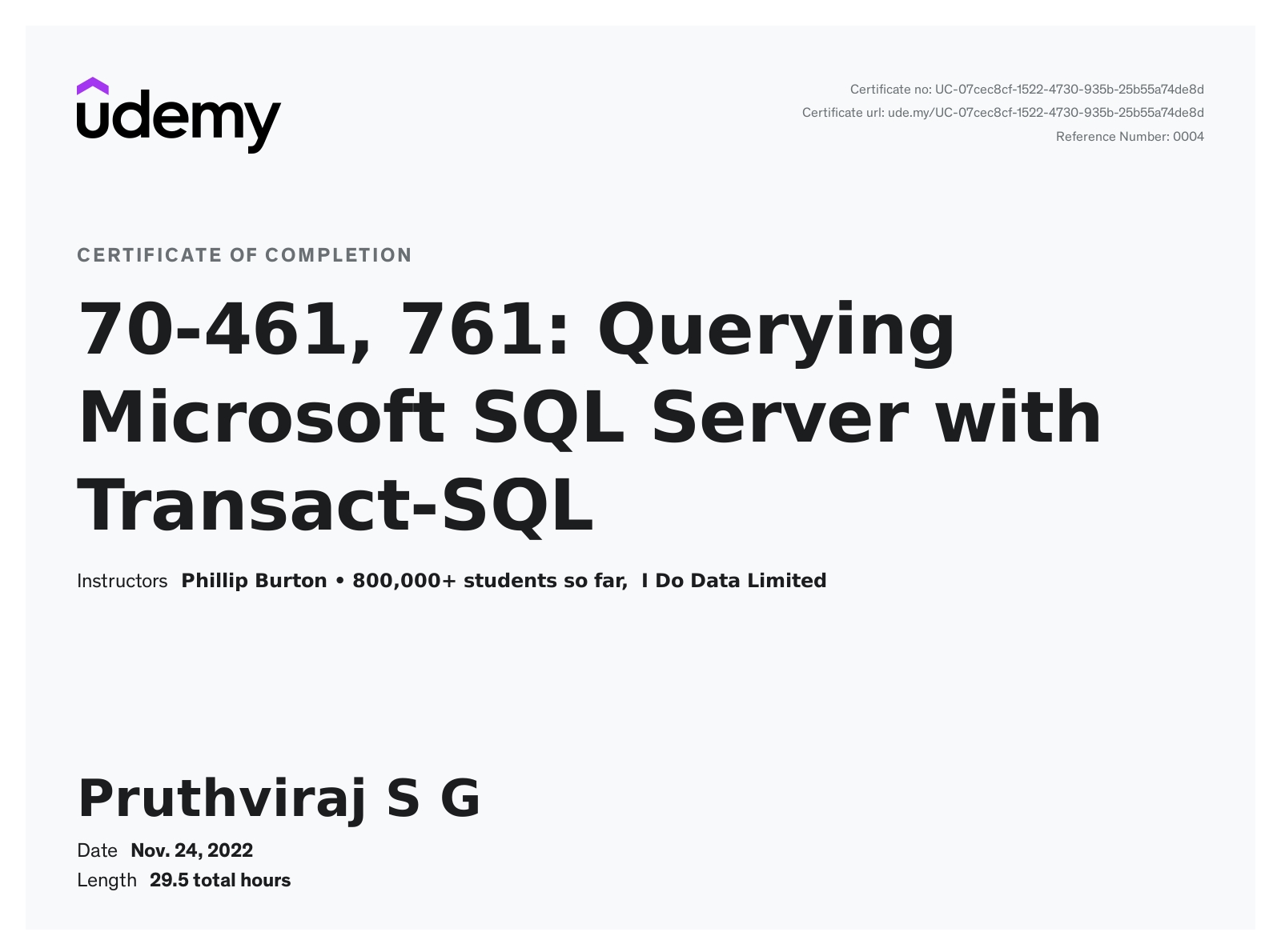 Pruthviraj S G - Associate Software Engineer at Cognizant | .NET Full ...