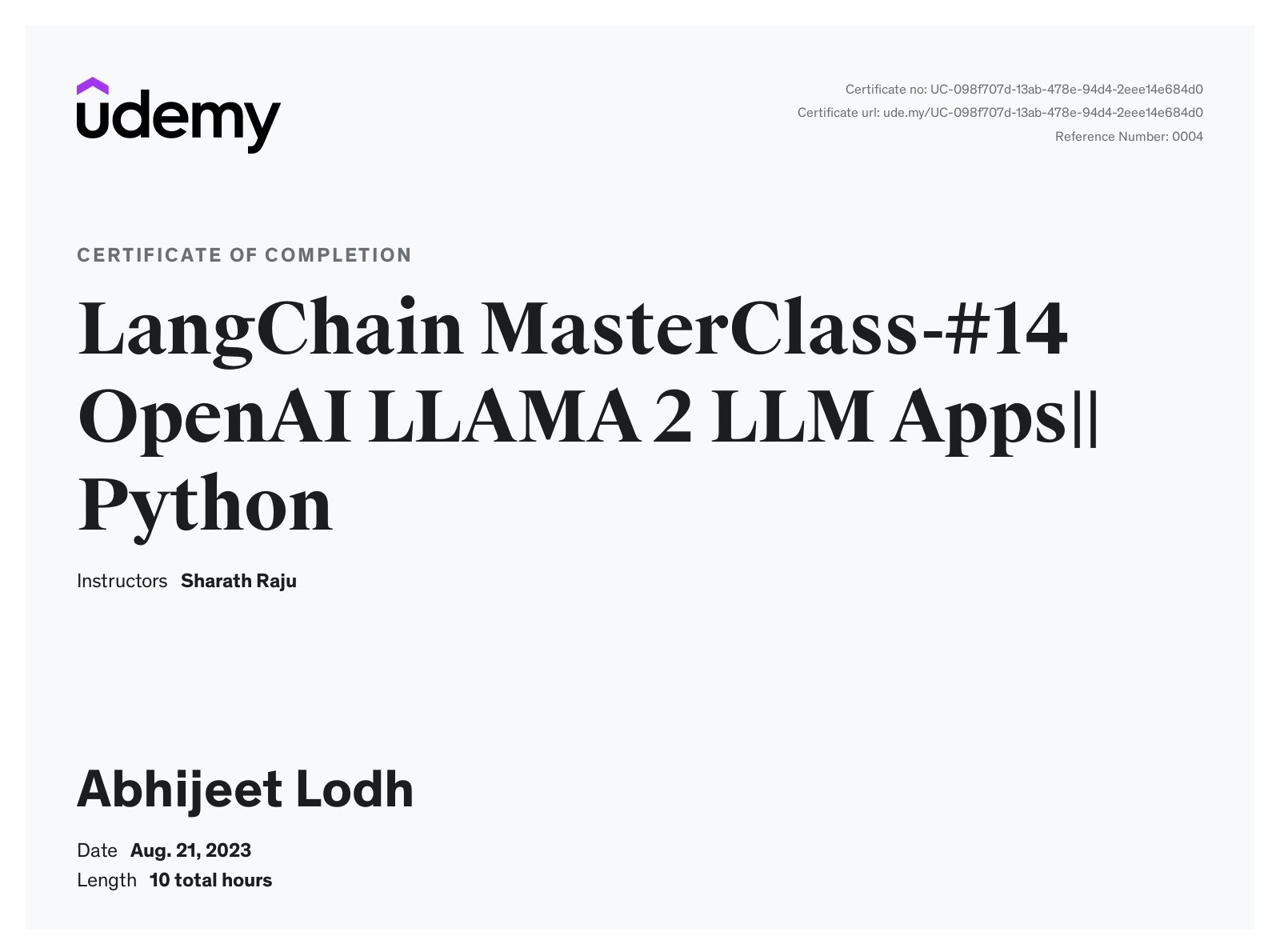 LangChain MasterClass