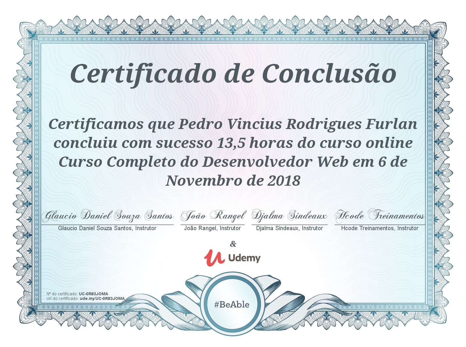 Pedro Vinícius Rodrigues Furlan - Desenvolvedor Fullstack Pleno ...