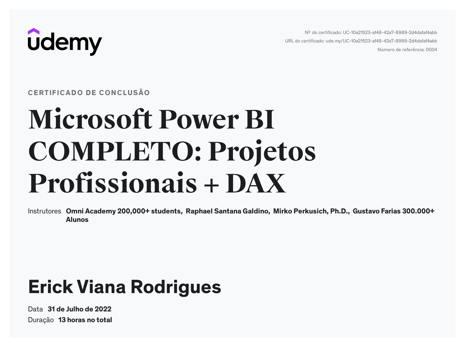 Erick Viana Rodrigues - Java | JavaScript | SQL | Microsoft Power ...