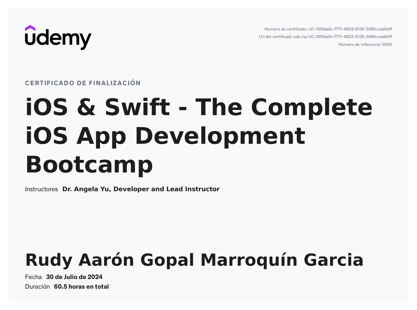 iOS & Swift - The Complete iOS App Development Bootcamp