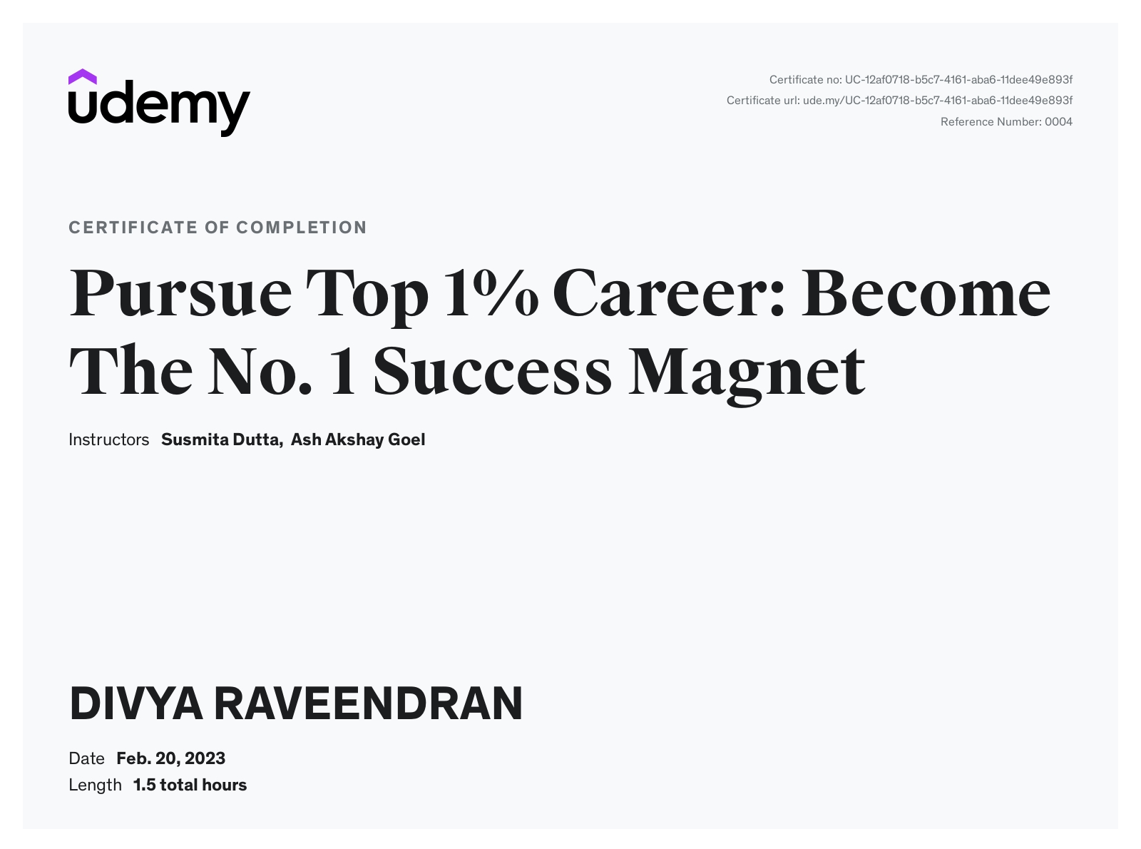 Pursue Top 1% Career: Become The No. 1 Success Magnet