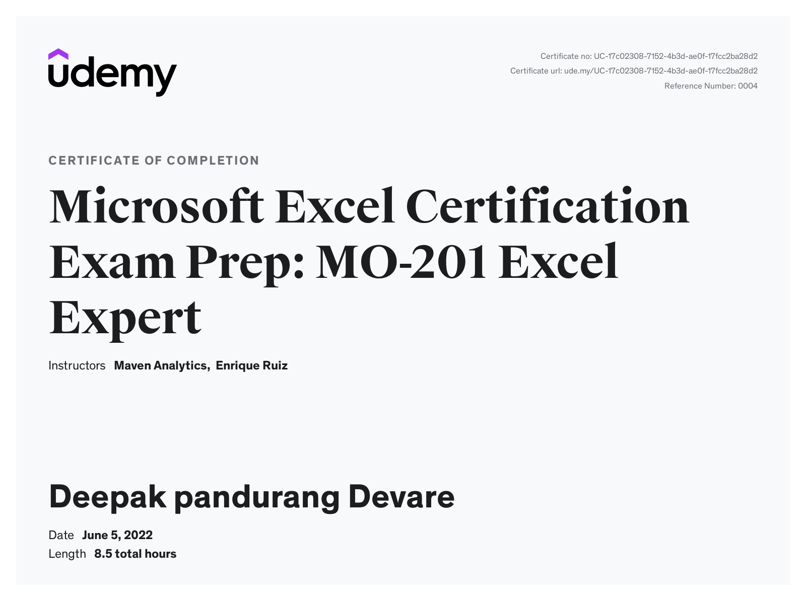 Deepak Devare - Construction Administration | Microsoft Office ...