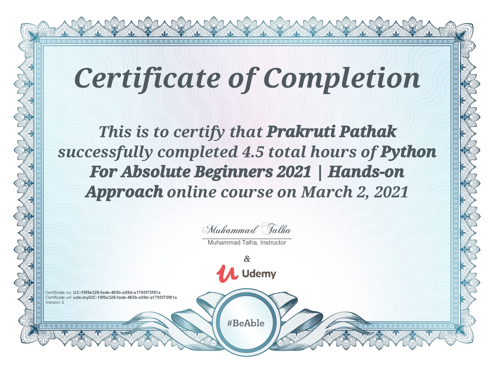 Prakruti Pathak - Software Engineer @Simform | .NET Developer | ASP.NET ...