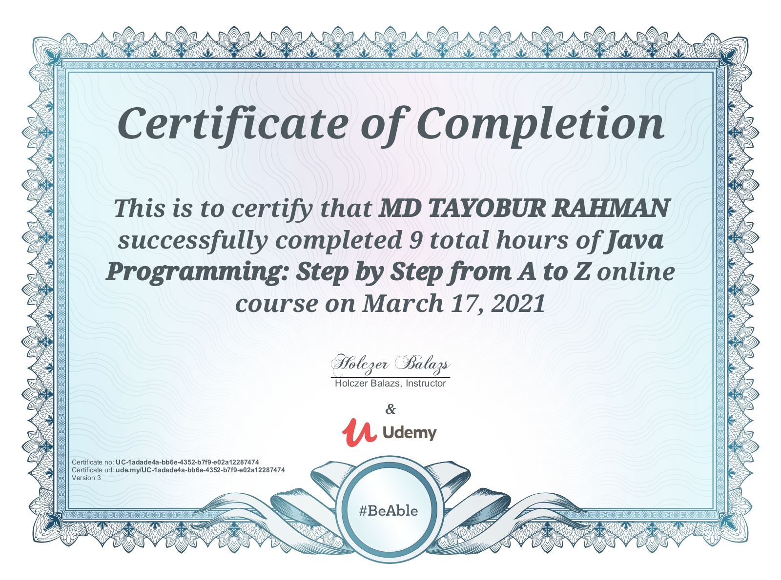 Java Programming: Step by Step from A to Z