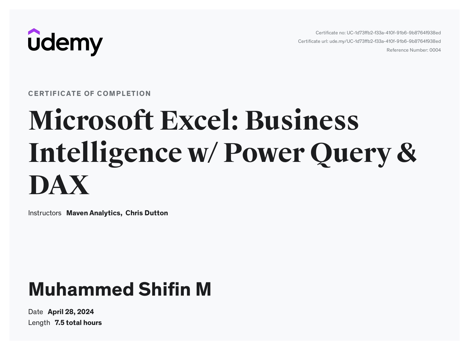 Muhammed Shifin M - Aspiring Data & Business Analyst | SQL • Power BI ...