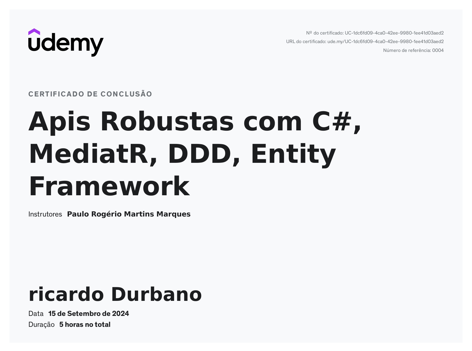 Ricardo Durbano Neto - Software Engineer | Fullstack Developer | .Net ...