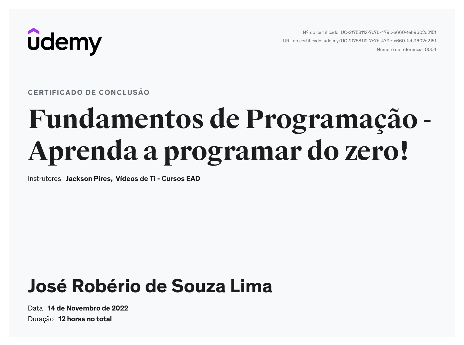 José Robério de Souza Lima - Front End Developer | HTML | CSS ...