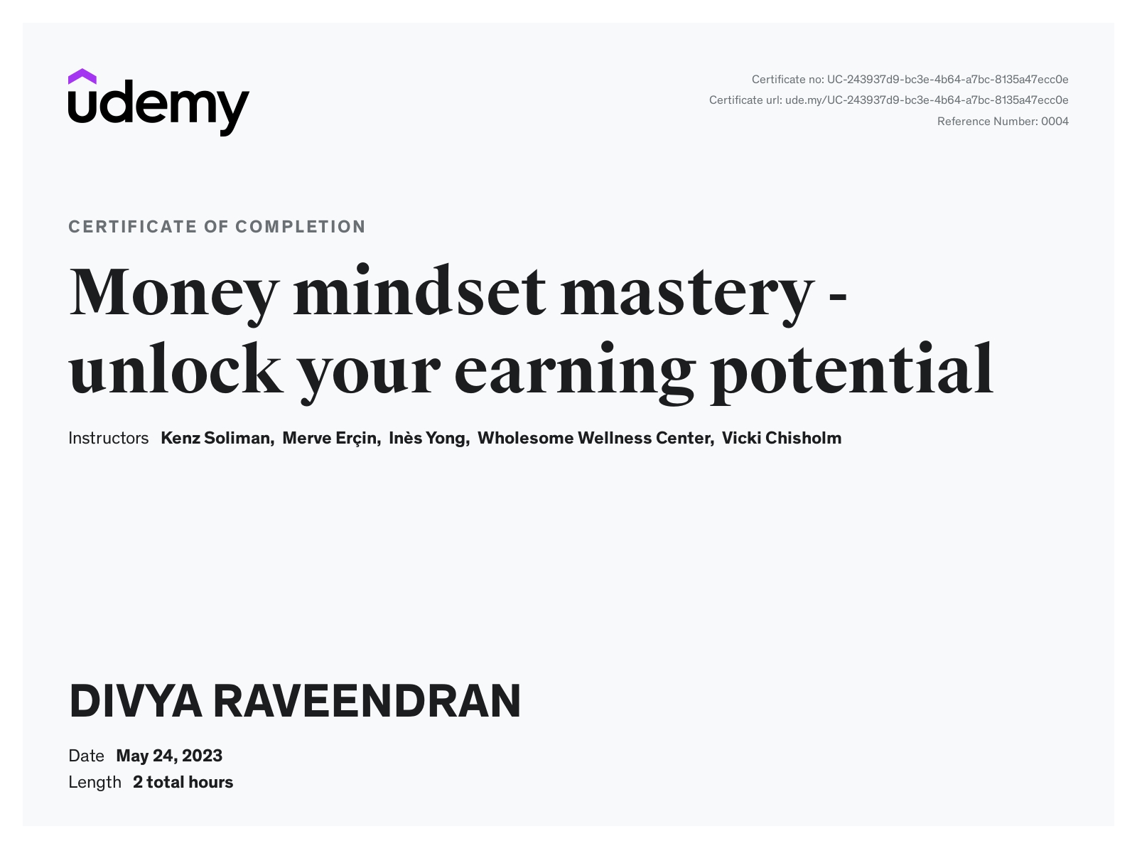 Money mindset mastery - unlock your earning potential