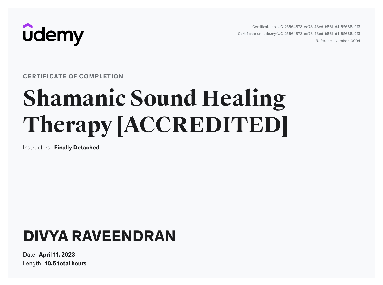 Shamanic Sound Healing Therapy [ACCREDITED]