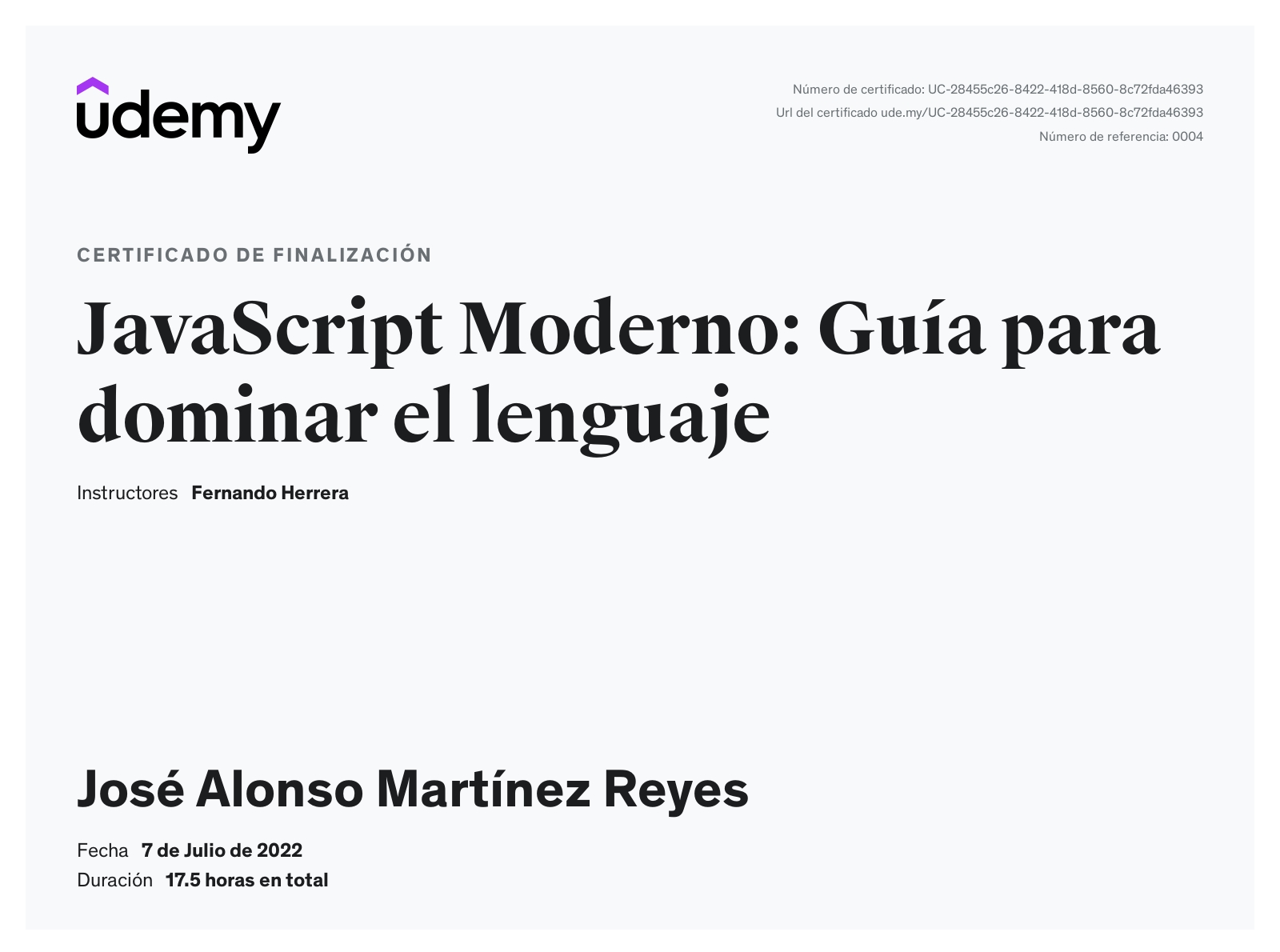 JavaScript Certification