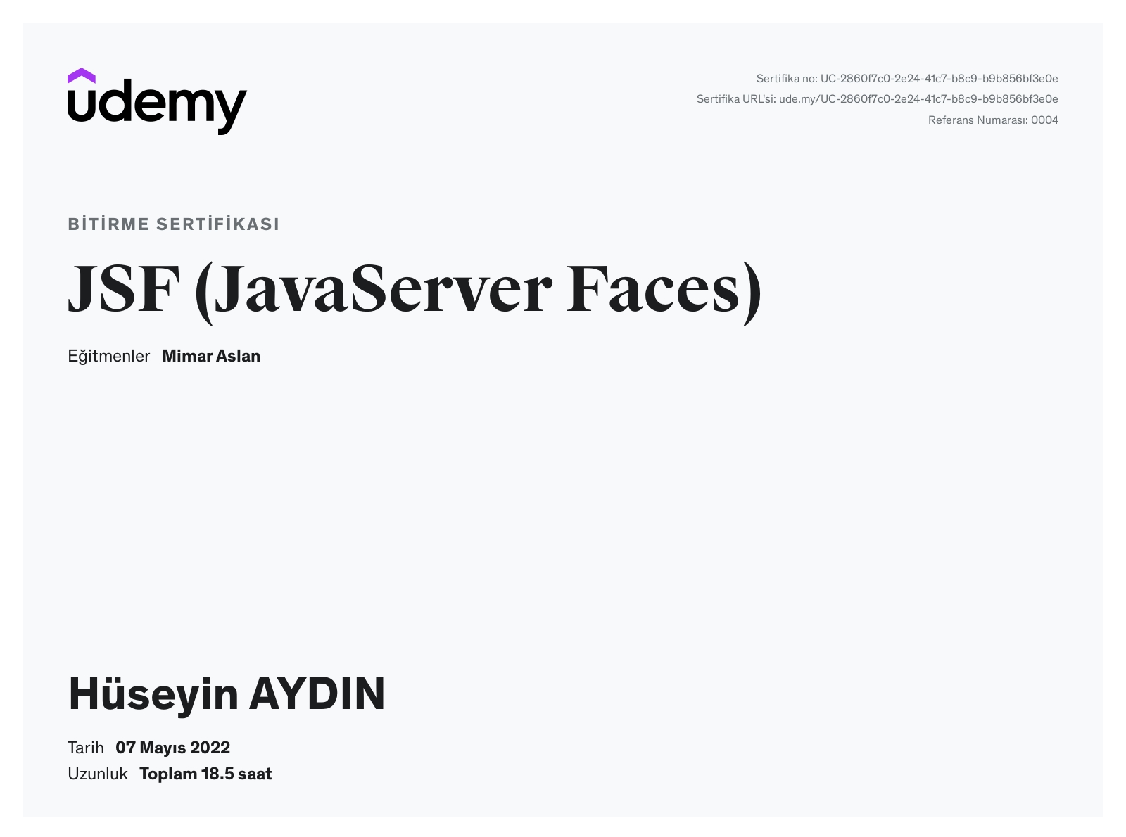 Hüseyin Aydın - Java | Spring Boot (Web, Security, Data, Cloud, Batch ...