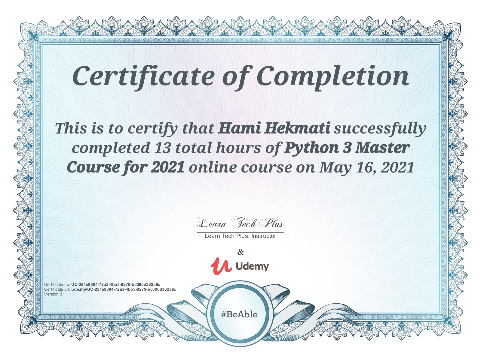 Hami Hekmati - Master’s Graduate in Bioengineering (Neuroengineering ...