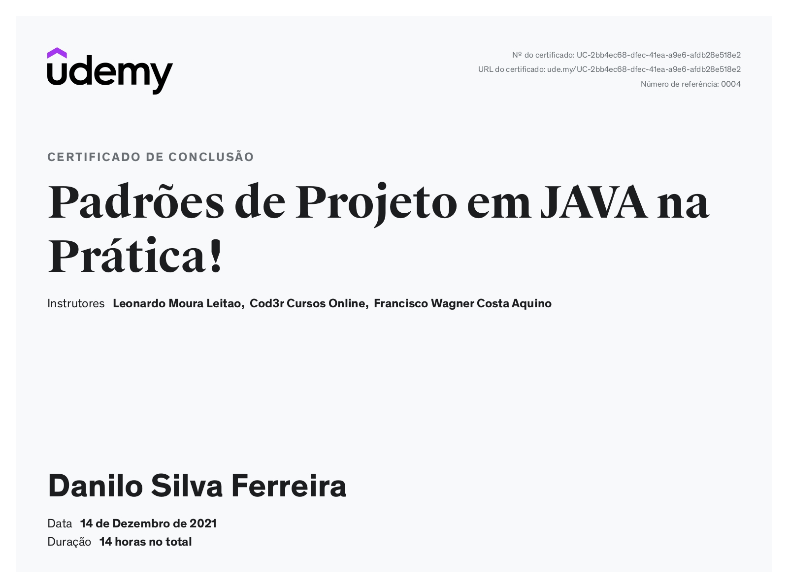 Danilo Silva - Senior Software Engineer | Desenvolvedor Backend Java ...