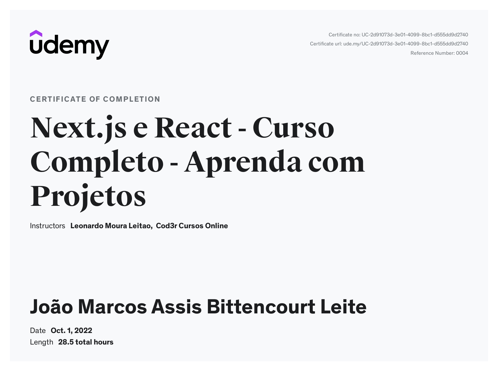 João Bittencourt - Desenvolvedor Fullstack | React, Next, TypeScript ...