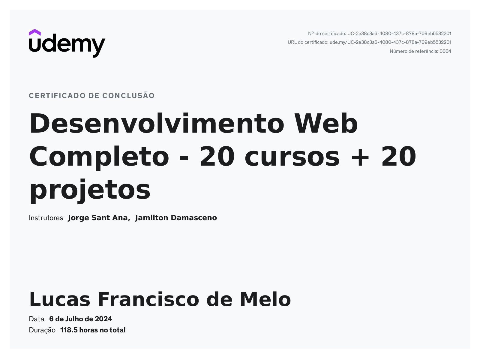 Lucas Francisco de Melo - Engenheiro de Dados Júnior | Python | Spark ...