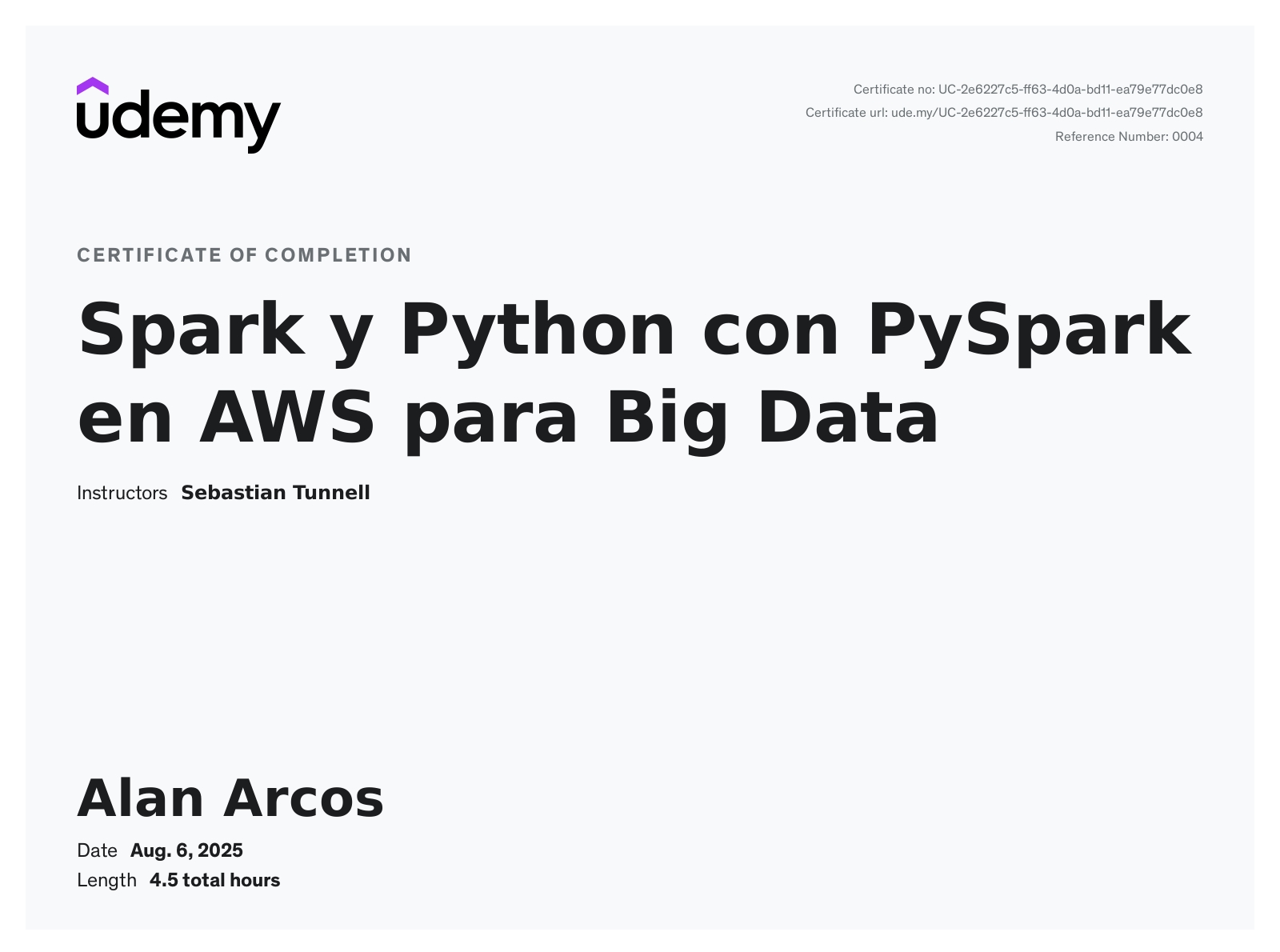 Alan Arcos - Data Engineer | AWS Practitioner | LinkedIn