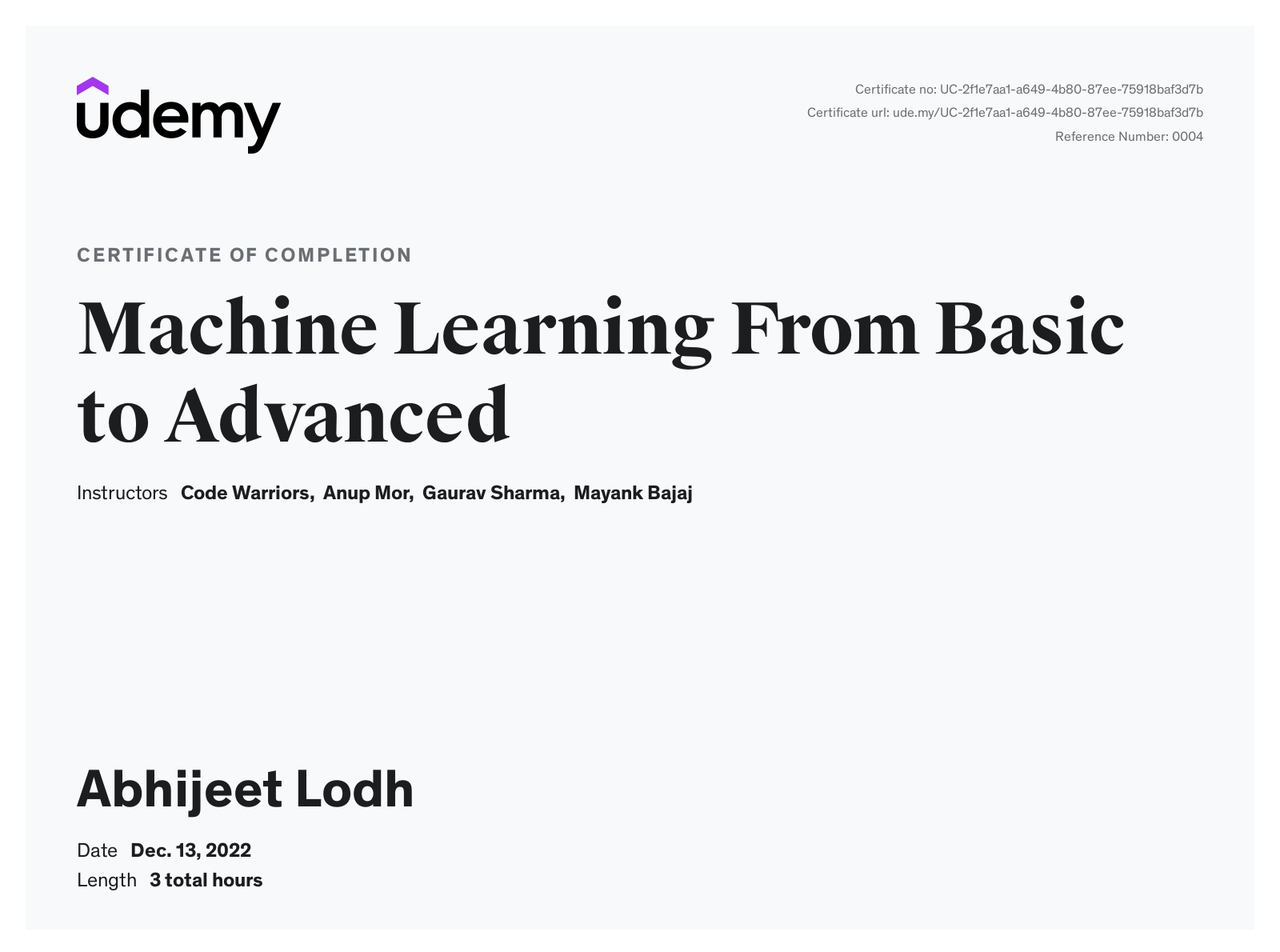 ML Basic Advanced