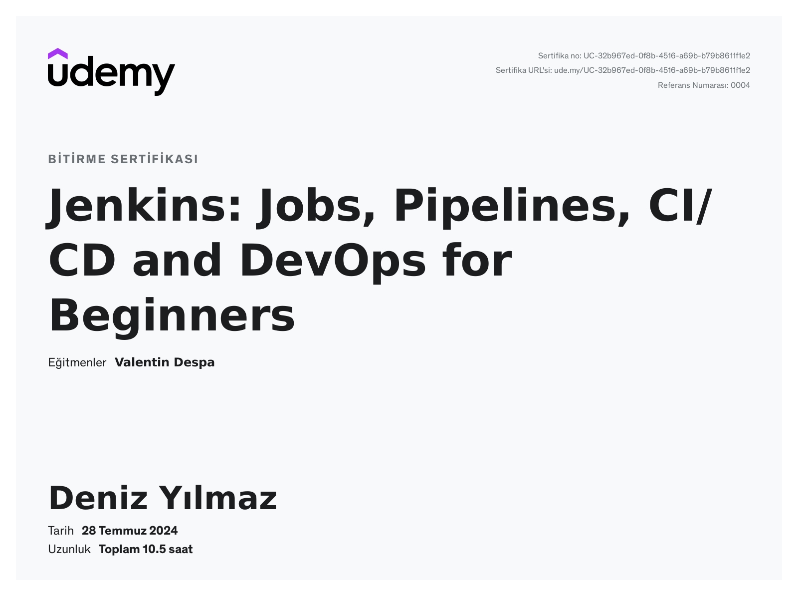 Deniz Yılmaz – Software Engineer | LinkedIn