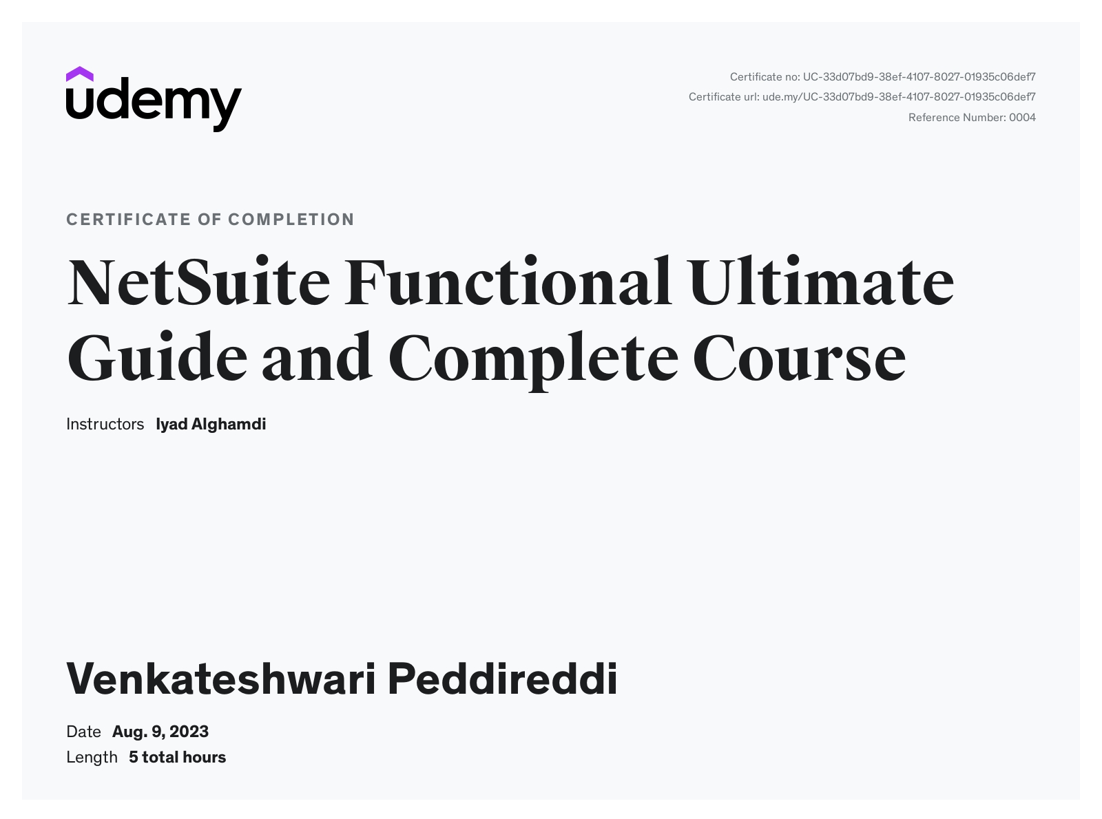 Venkateshwari V - ACS (Architect) | NetSuite Functional Consultant ...