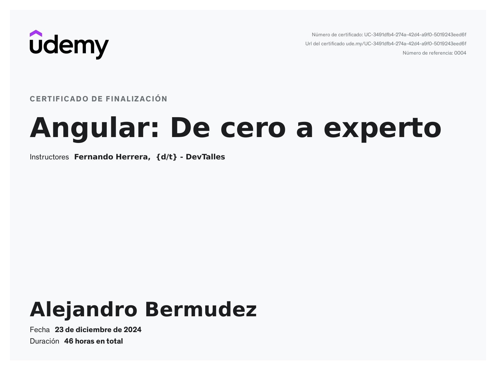 Alejandro Bermudez Ordoñez - Frontend Developer | Angular Developer ...