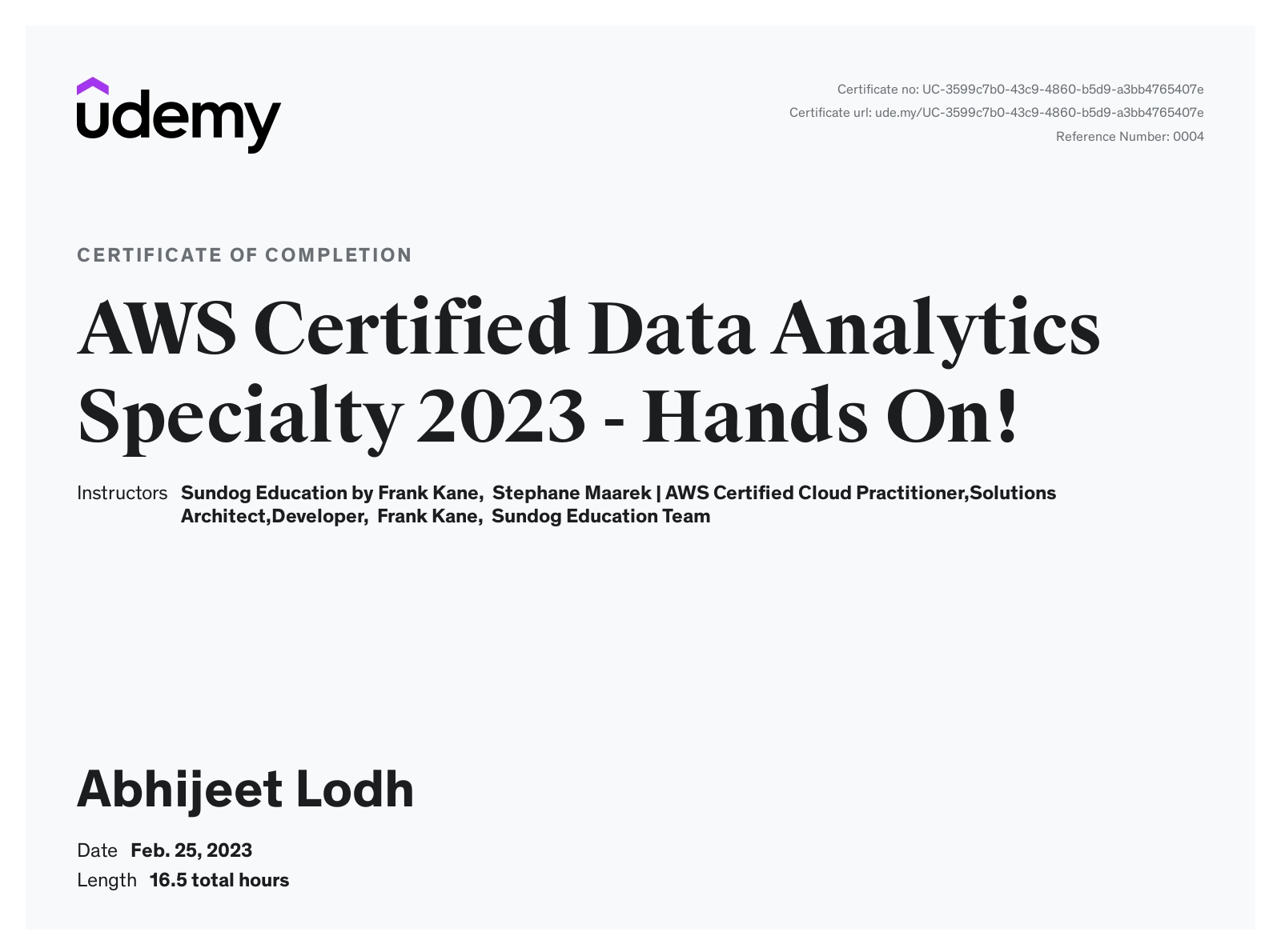 AWS Data Analytics