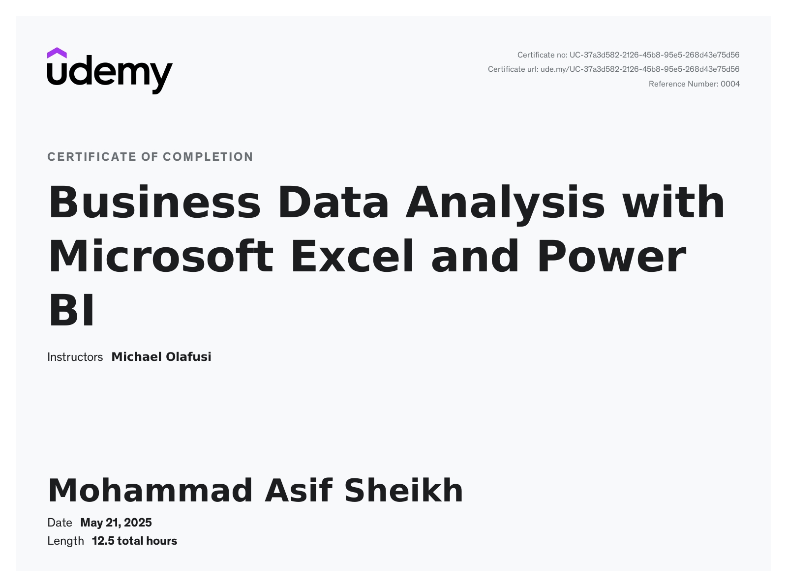 Mohammad Asif Sheikh - Senior Analyst at Priority | Fintech | Six sigma ...
