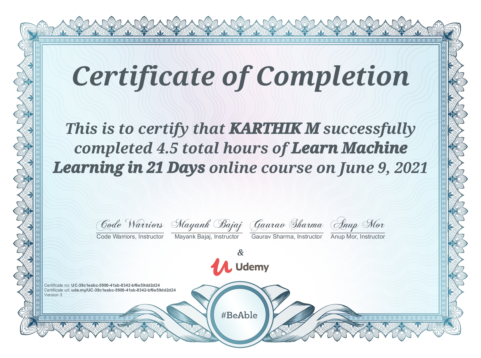 KARTHIK M - Software developer | LinkedIn