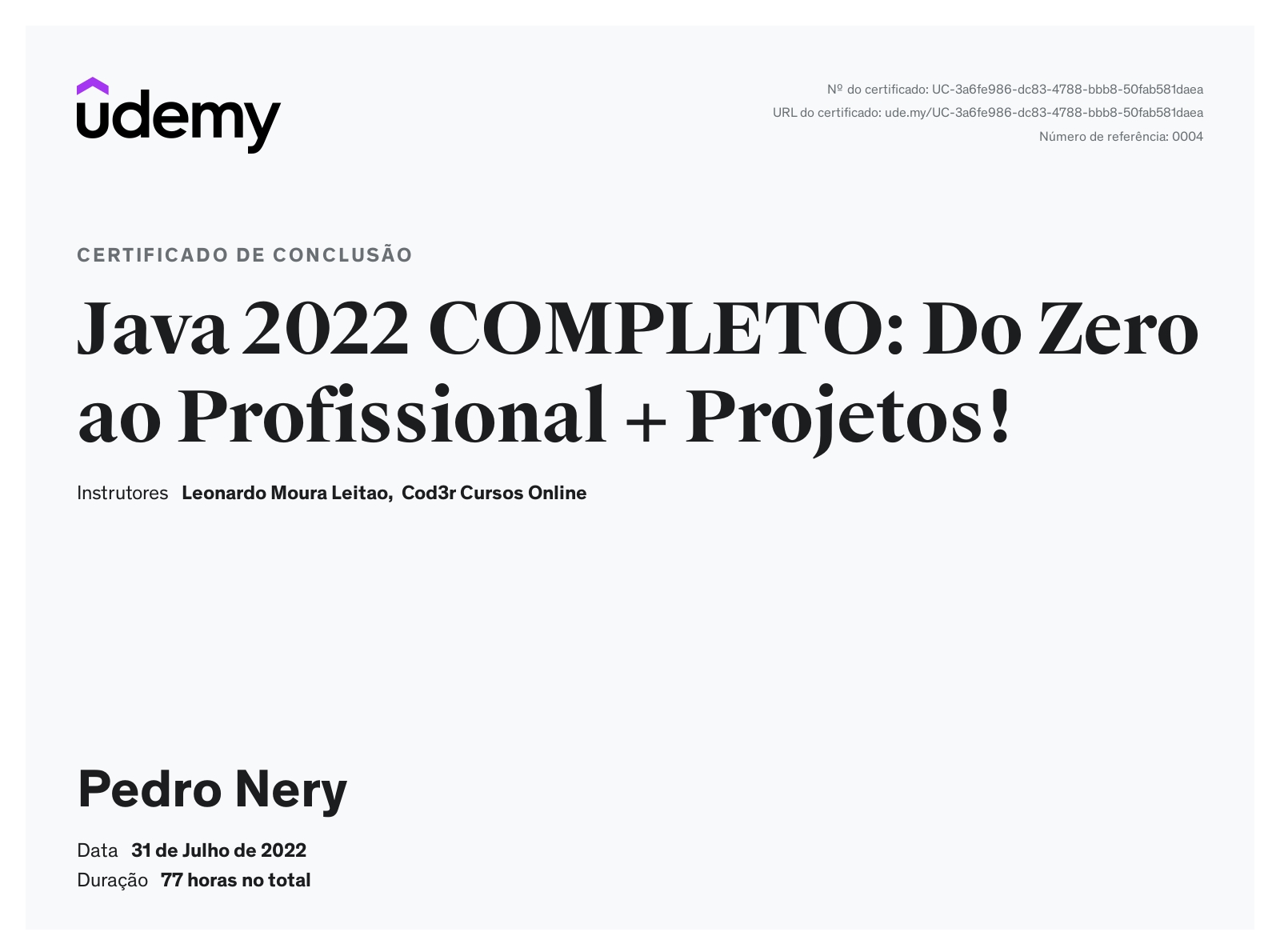 Pedro Nery - Desenvolvedor | Java | Spring | Visual Basic | Banco de ...