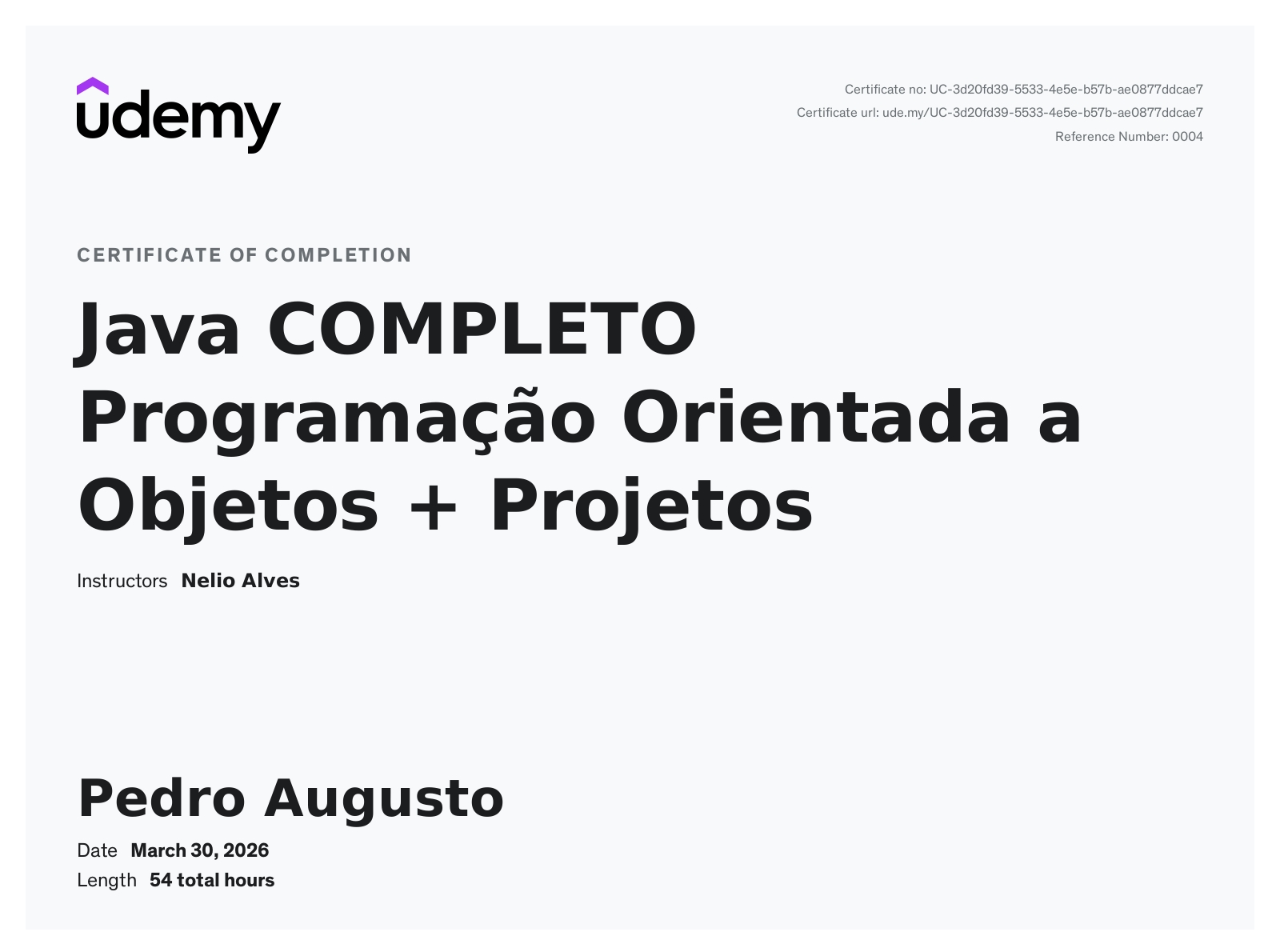 Pedro Augusto Silva - Backend Developer | Java | Spring Boot | SQL ...