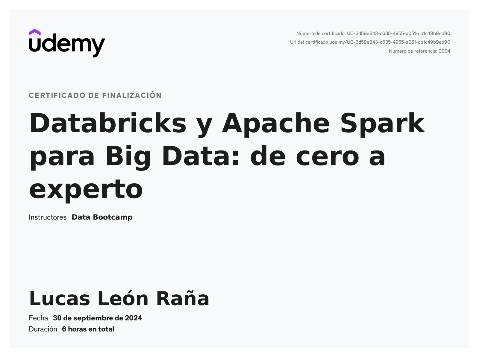 Lucas León Raña - Data Analyst at Encora | Databricks Certified Data ...