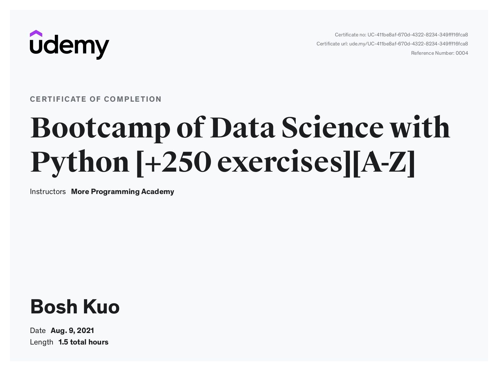GitHub - Bosh-Kuo/Udemy-Bootcamp-of-Data-Science-with-Python: Udemy ...
