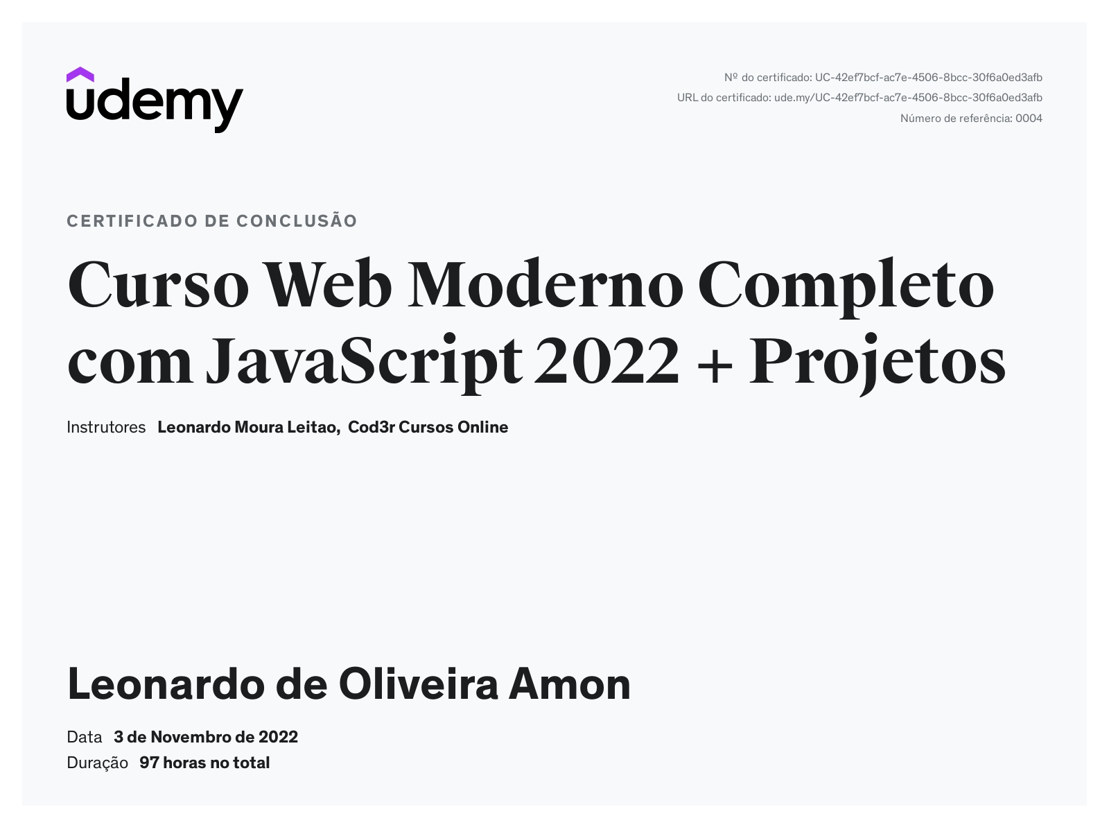 Leonardo Amon - Desenvolvedor | NodeJS | ReactJS | JavaScript | HTML ...