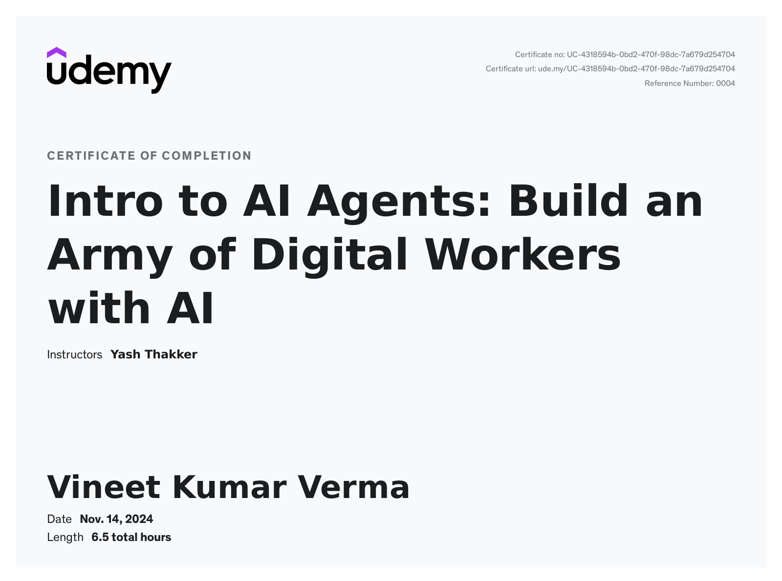 Vineet Kumar Verma - Generative AI Engineer | LinkedIn