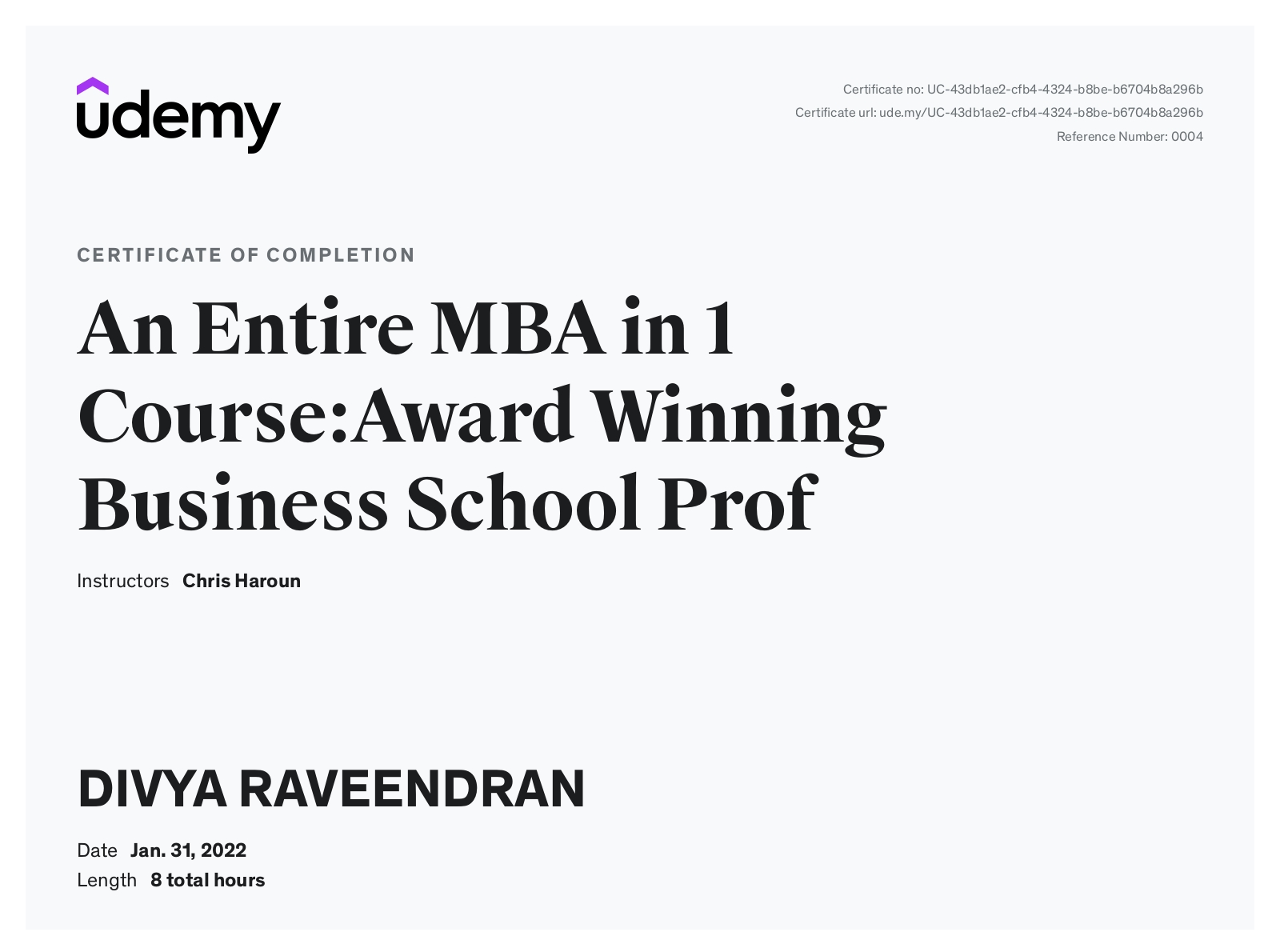 An Entire MBA in 1 Course:Award Winning Business Prof