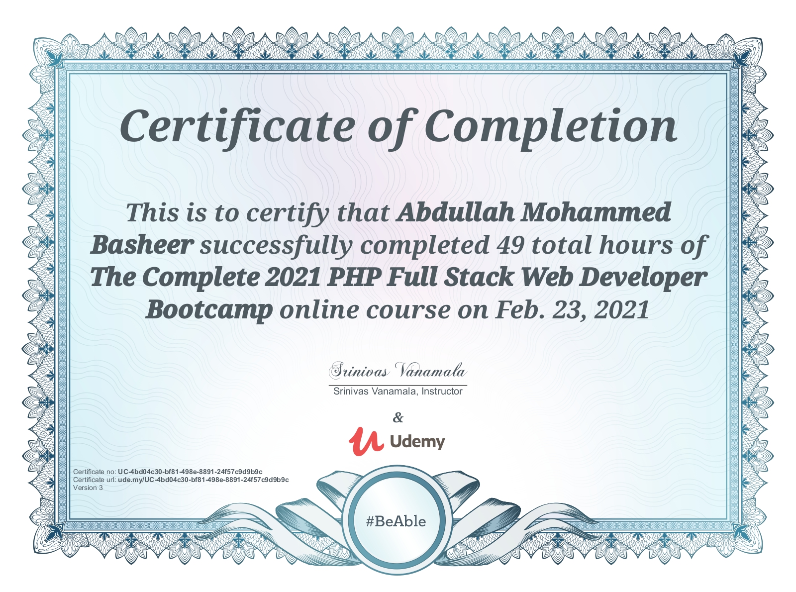 ‏Abdullah Basheer‏ - ‏Software Engineer | Software Developer | Full ...