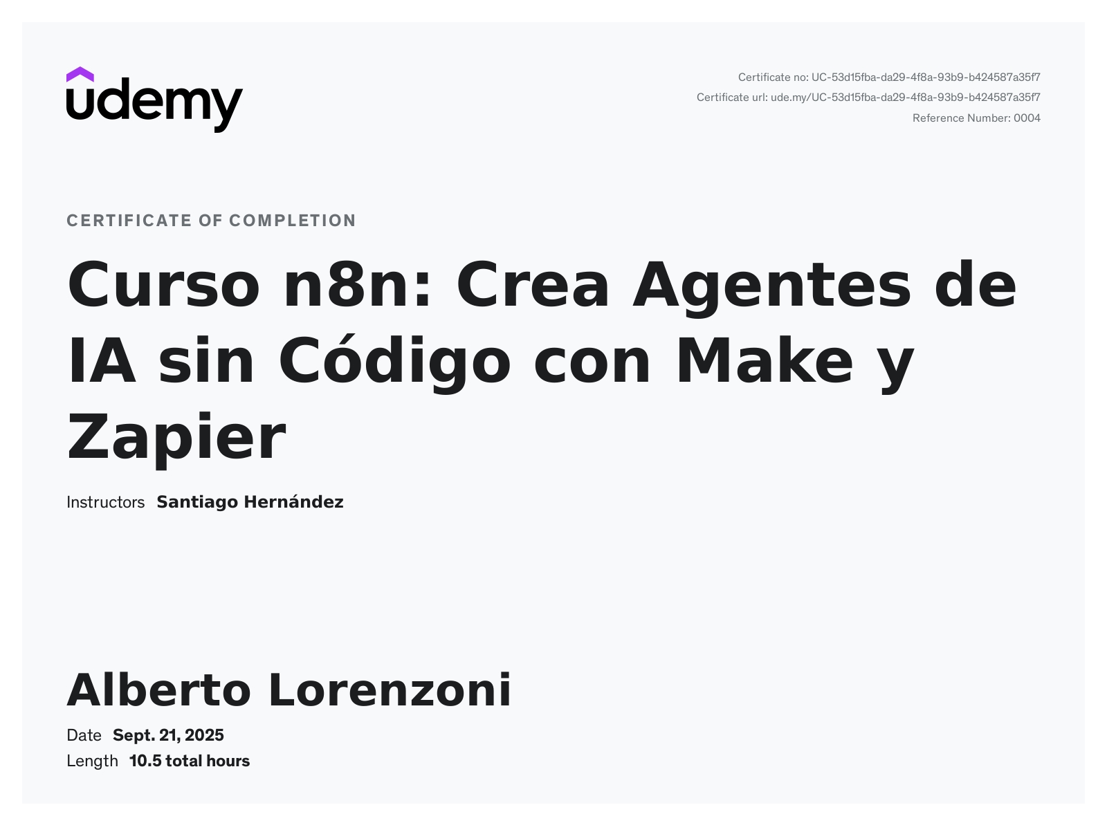 Oracle Associate Certification Oscar Lorenzoni - Systems Engineering • Claude AI • AI Agents ...