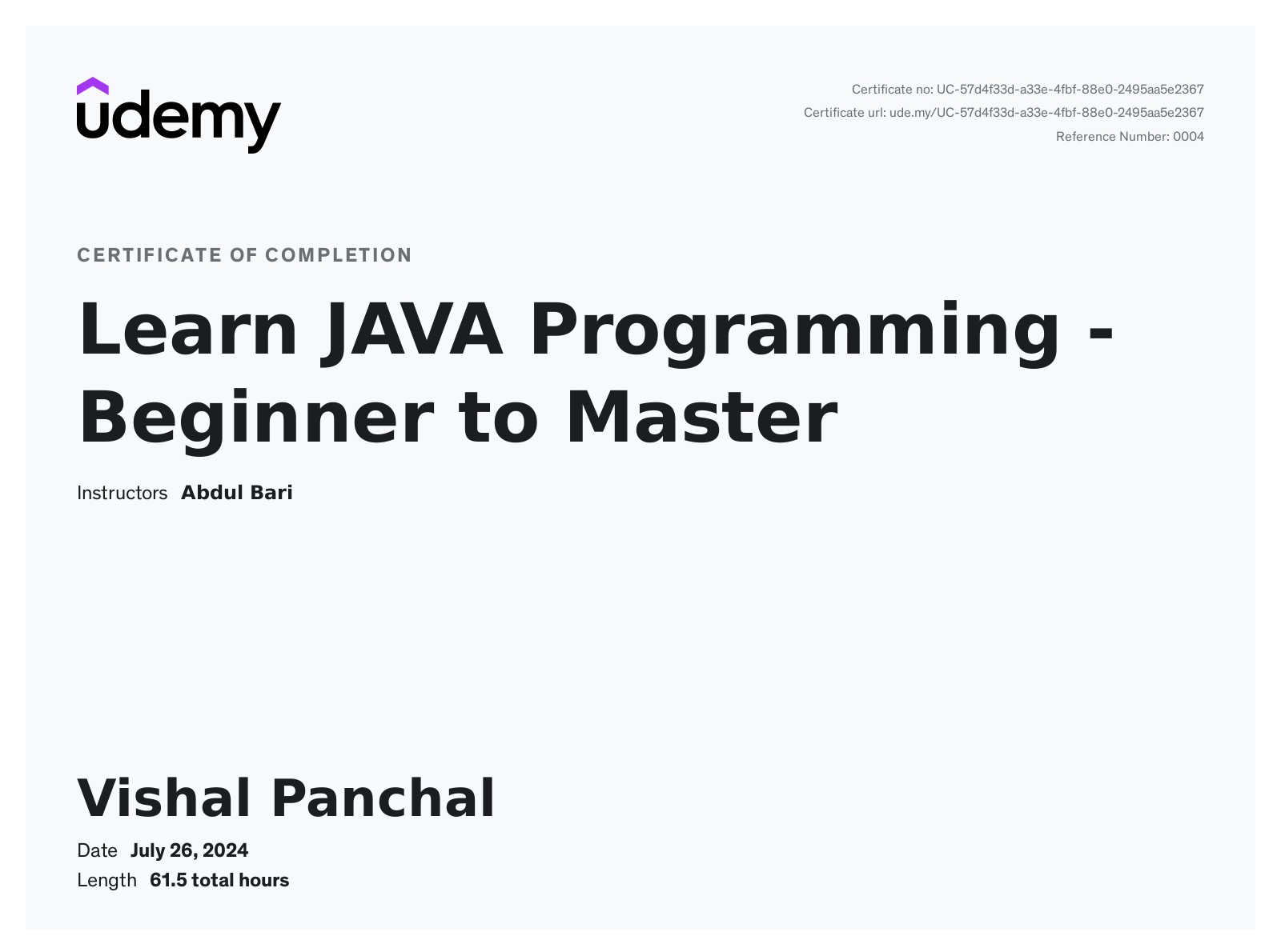 Vishal Panchal - Java Developer | Spring Boot | REST APIs | Fintech ...