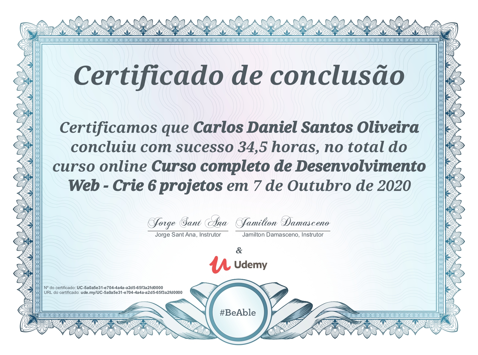 Carlos Daniel Santos Oliveira - Engenheiro de Software Pleno | Full ...