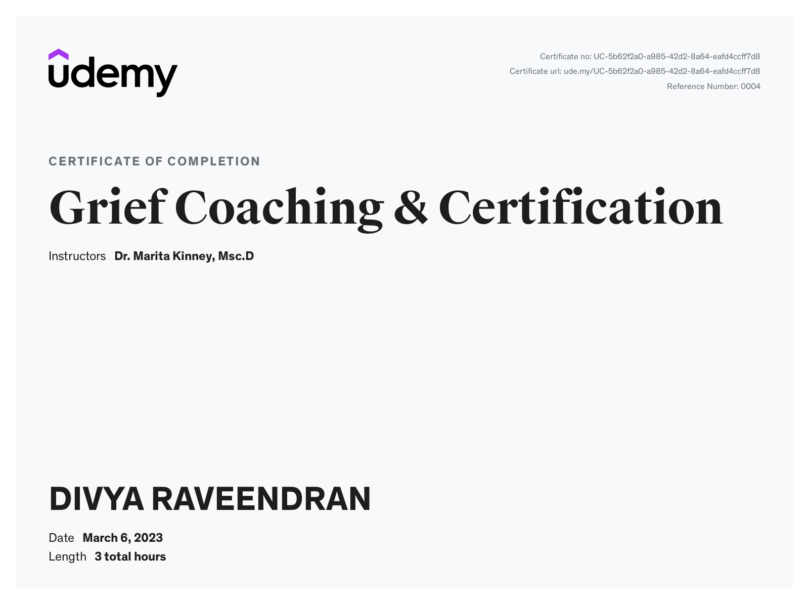Grief Coaching & Certification