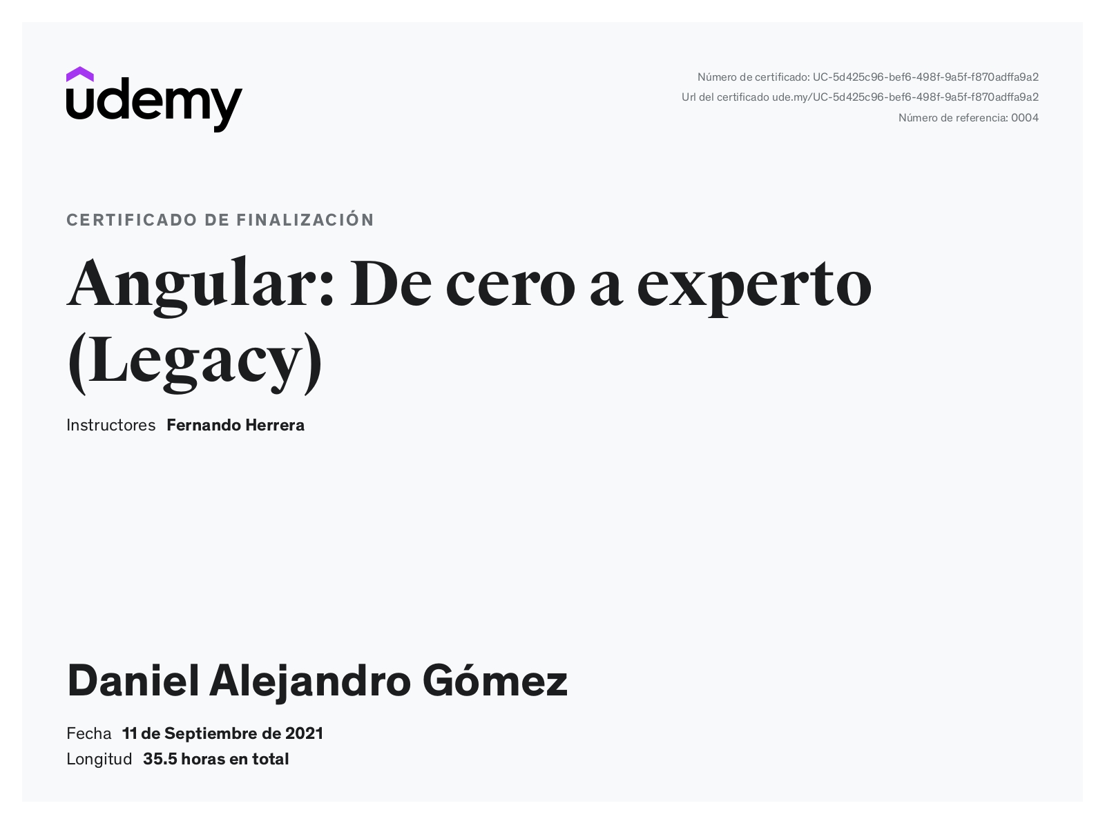 Daniel Gomez - Desarrollador full stack | Angular | Firebase | Java ...