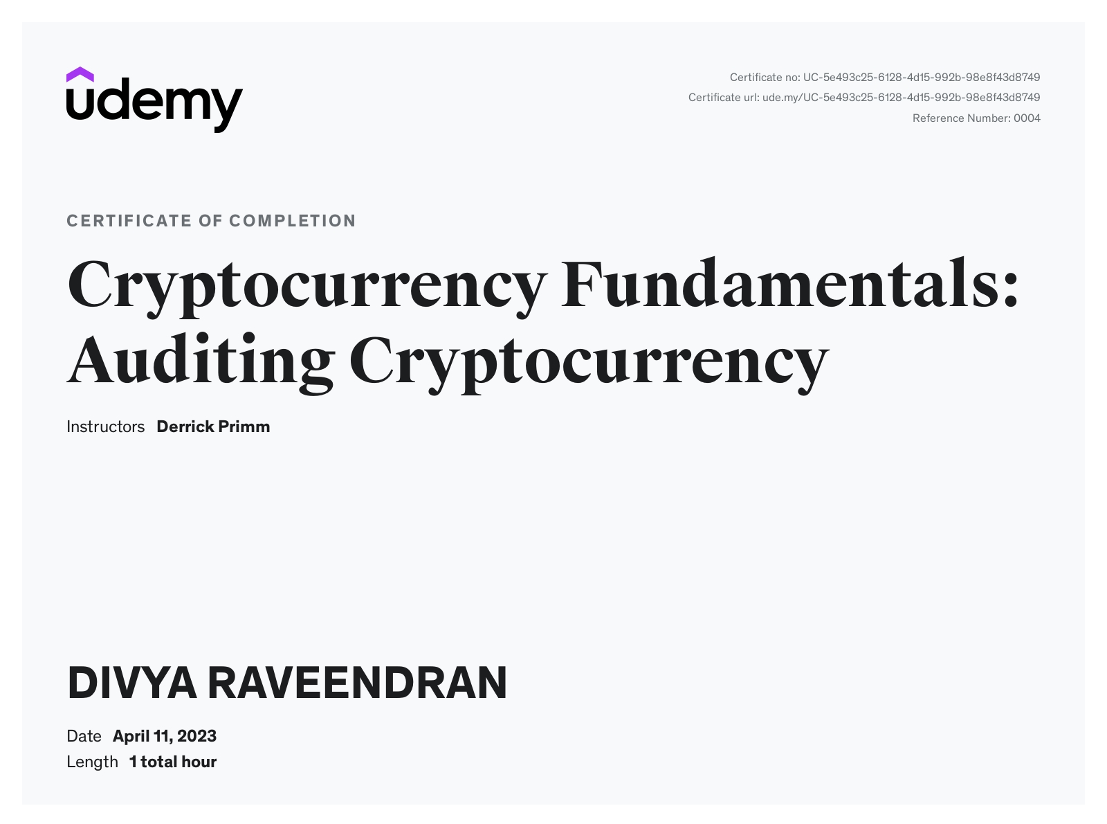 Cryptocurrency Fundamentals: Auditing Cryptocurrency
