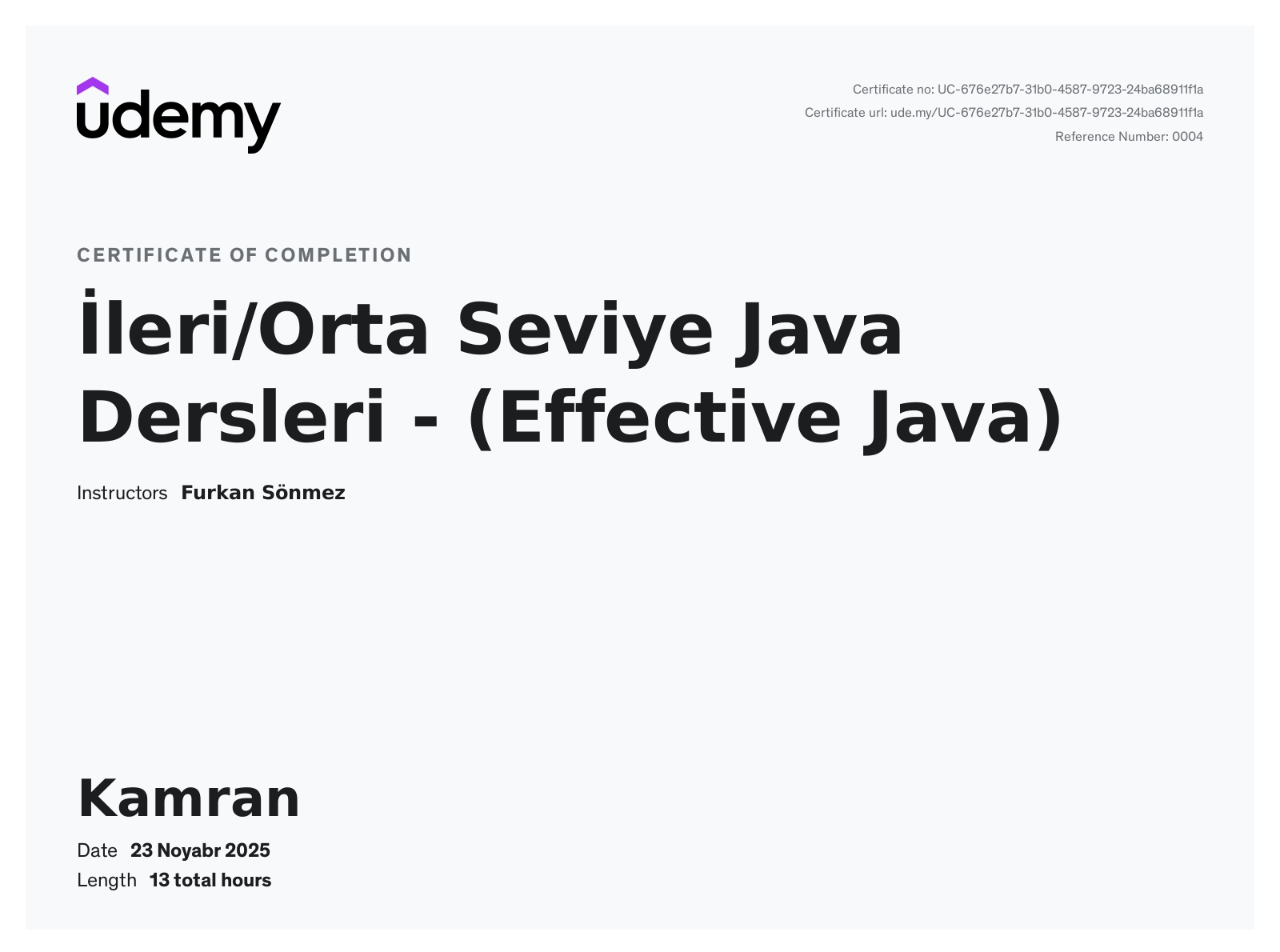 Kamran Ahmadov - Backend Software Developer (Java / Spring) 💻 | LinkedIn