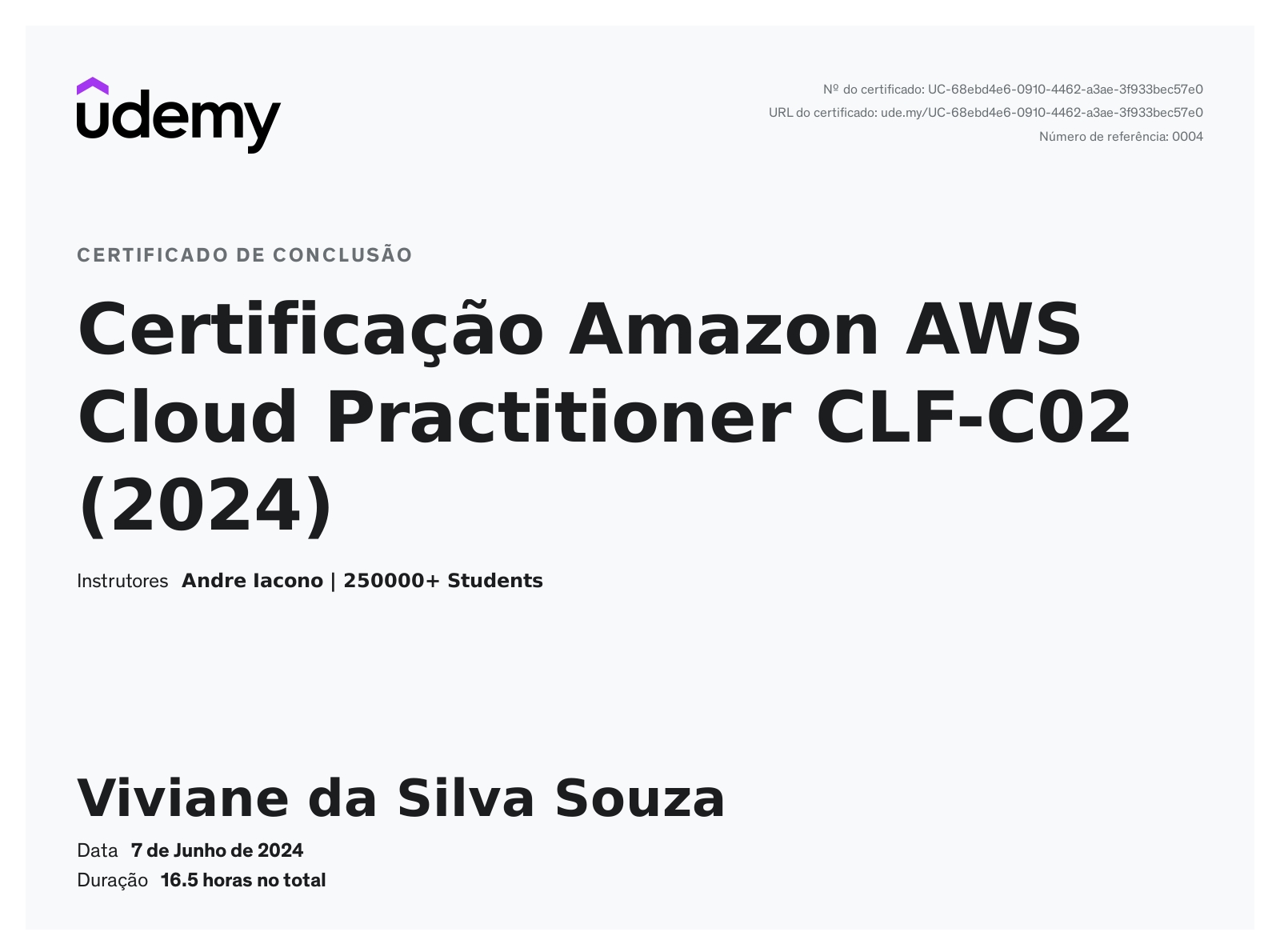 Viviane Da Silva Souza - Desenvolvedora Back-end | Java | Python | AWS ...