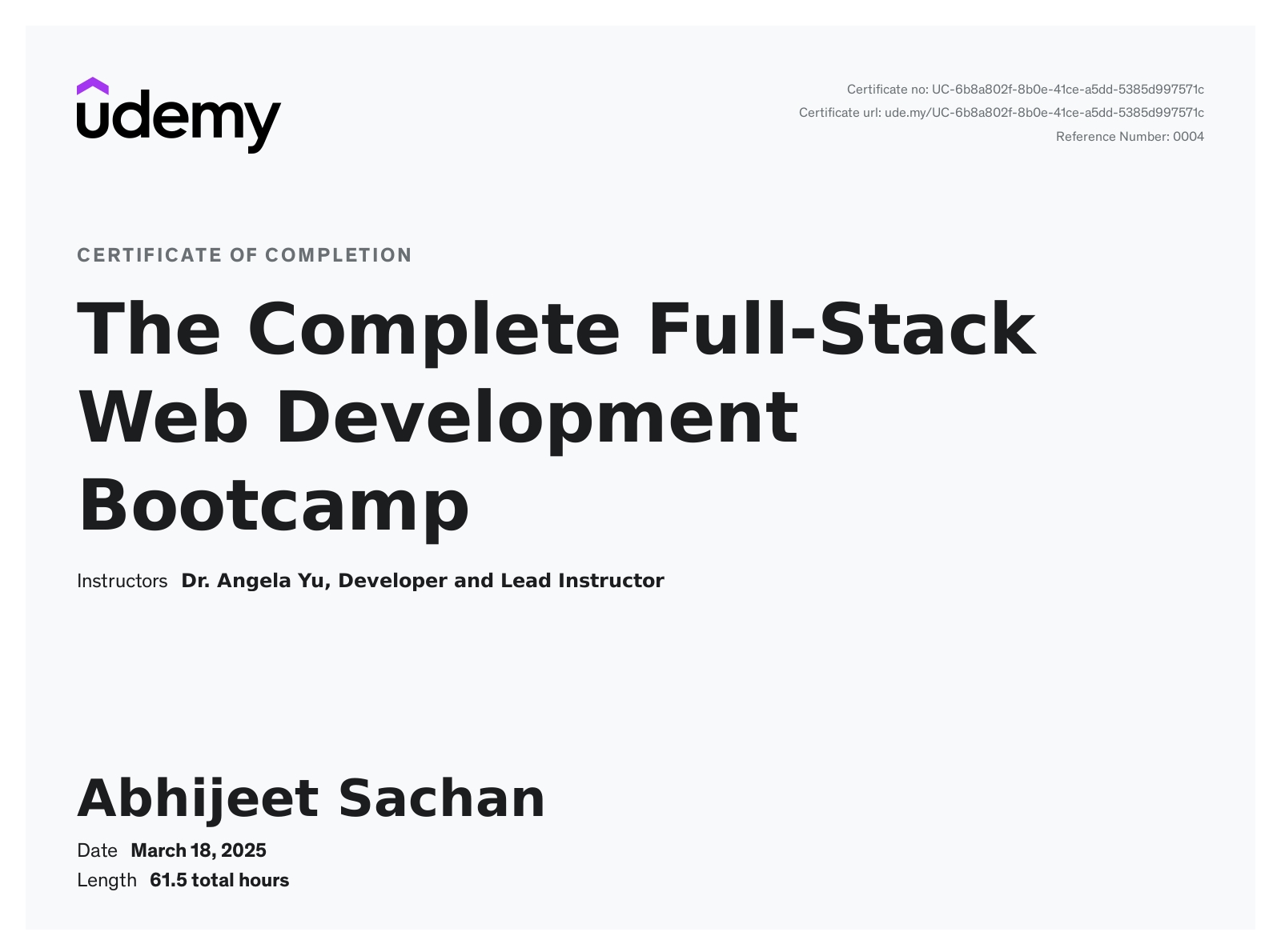 Abhijeet Sachan - B.Tech Grad. | Full stack developer | Front-end ...