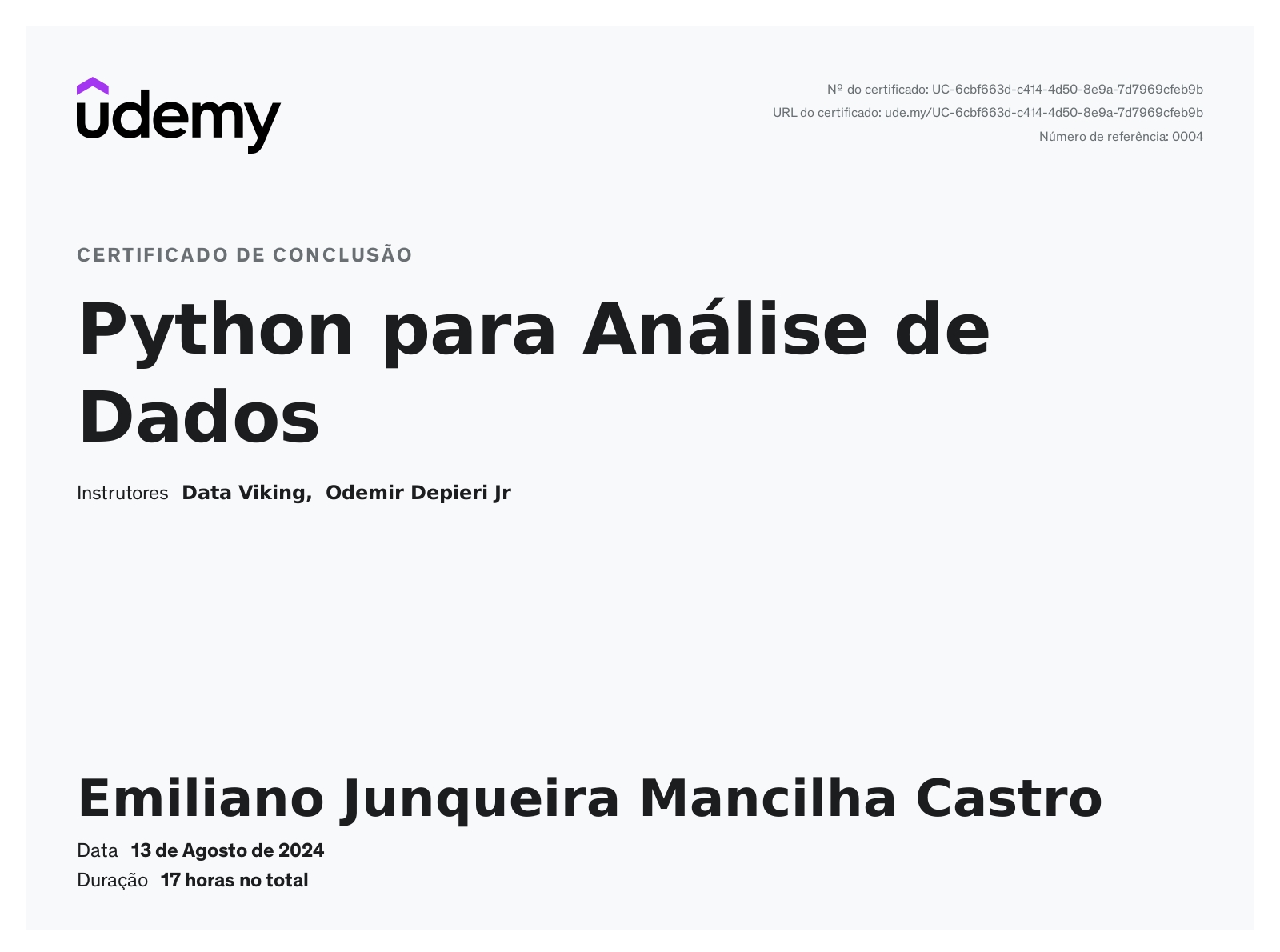 Emiliano Junqueira - Analista de Dados | SQL | Python | Power BI | SAP ...
